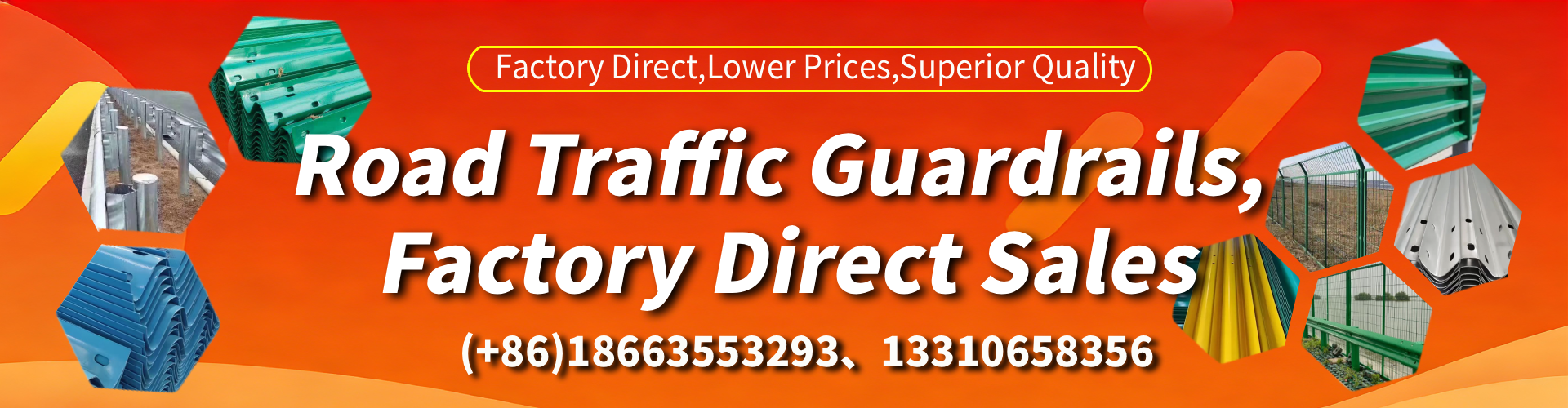 Orange Traffic Barrier Manufacturer, Road Barrier, Wave Beam Guardrail, Anti-collision Barrier, Isolation Barrier, Protective Fence